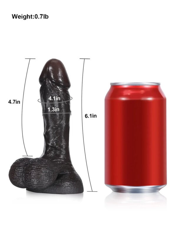 Smith | 6" x 1.3" - Softest Flesh Like Small Penis Dildo With Swinging Saggy Balls