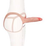 Emberfall | 7.5" x 2" Hollow Ultra Slim Open Ball Realistic Wearable  Strap-On Dildo