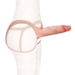 Seraphine | 8.3" x 2.2" Wearable Penis Sleeve for Him - Hollow Silicone Strap-On Soft Version