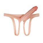 Seraphine | 8.3" x 2.2" Wearable Penis Sleeve for Him - Hollow Silicone Strap-On Soft Version
