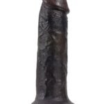 Tony | 10" x 2.1" Black Soft Skin Huge Thick No Ball Dildo