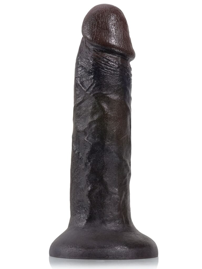Tony | 10" x 2.1" Black Soft Skin Huge Thick No Ball Dildo