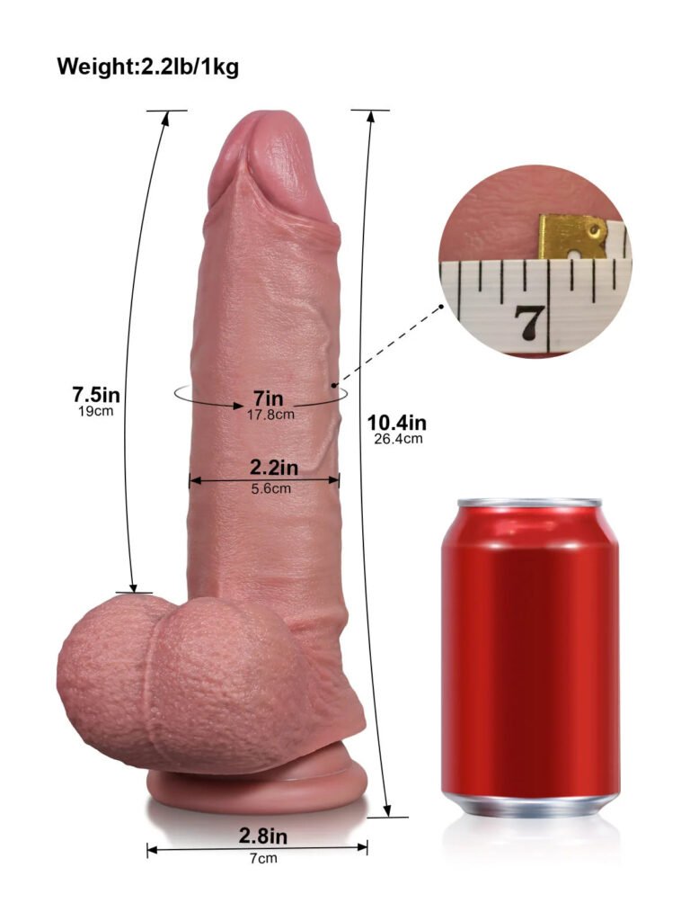 Ford | 10.4" x 2.2" Realistic Uncut Dildo with Sliding Skin and Low Hanging Balls
