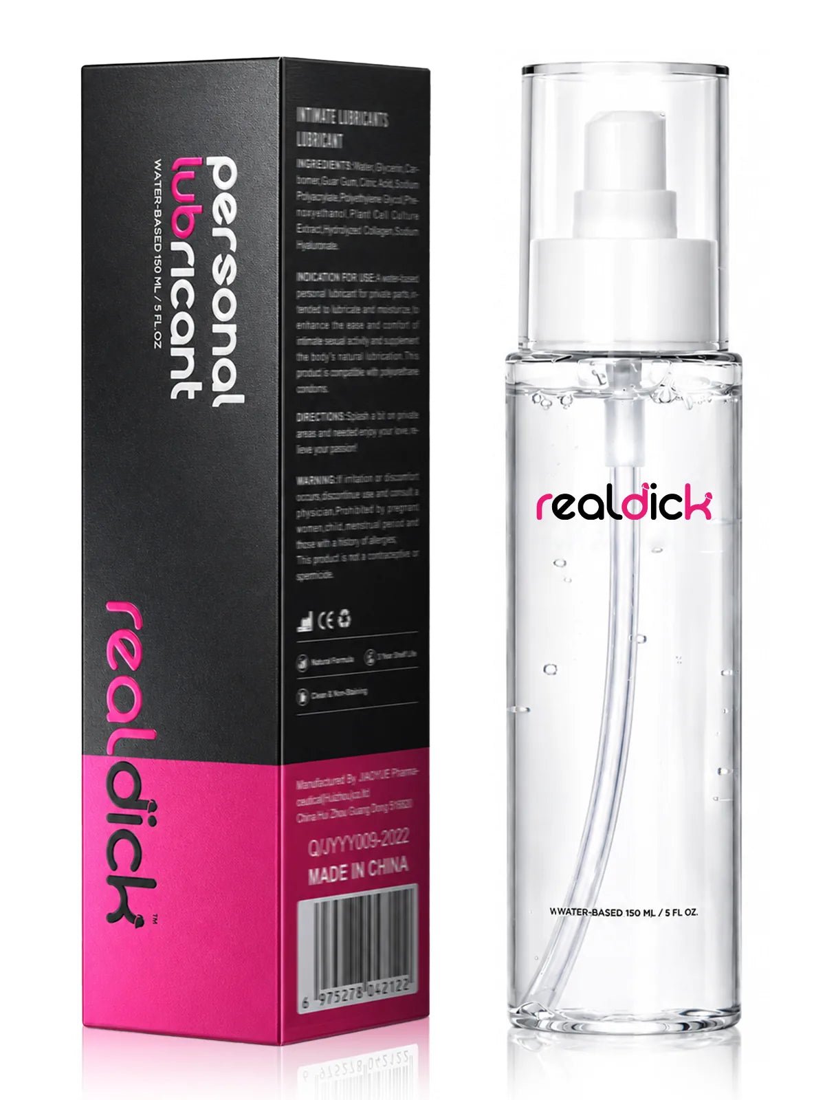 RD-150ML-LB_2 PureGlide | Perfect Glide Water-Based Lubricant for Realdick Dildo - Image 1