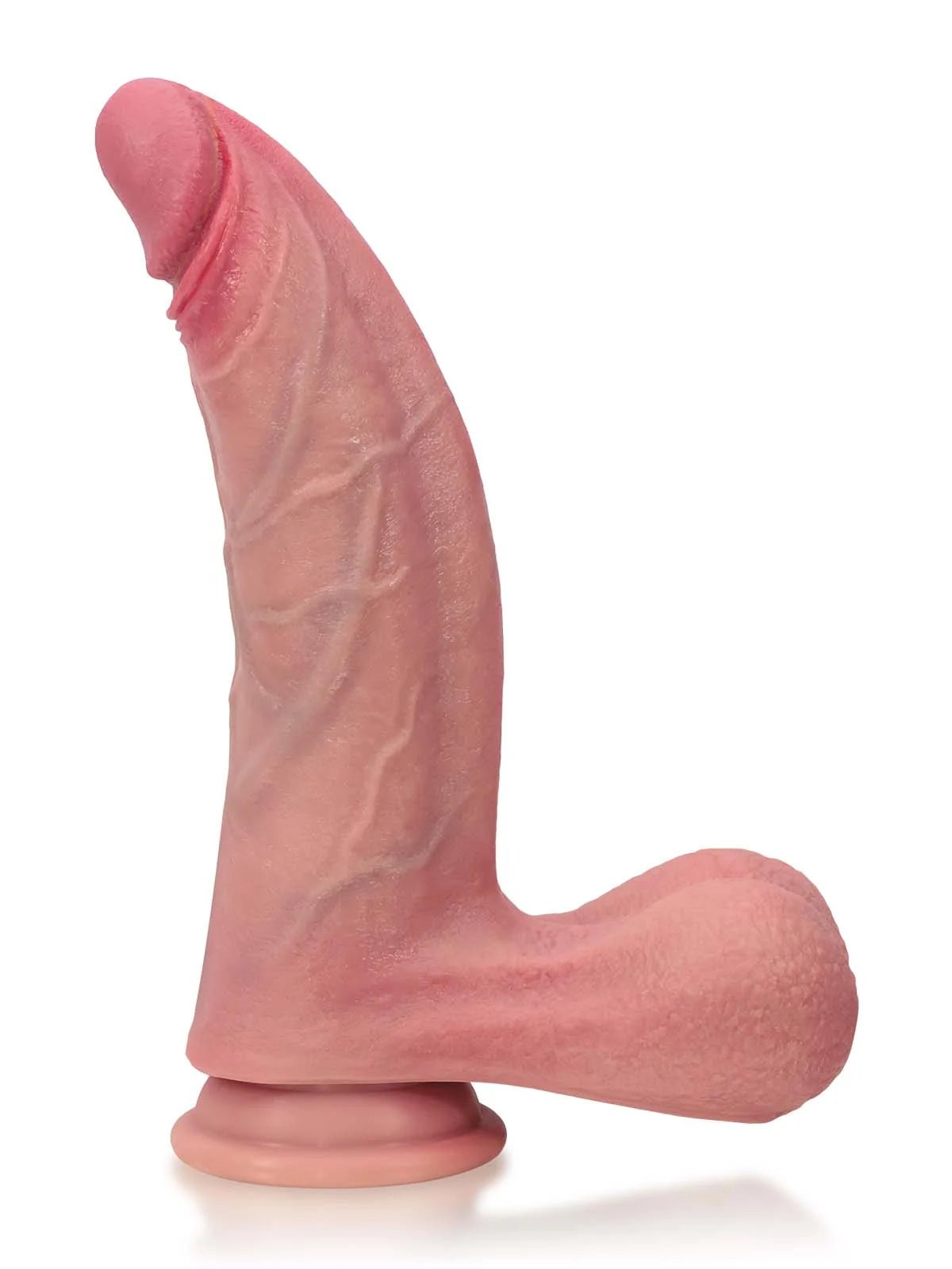 RS17-ZX-Flesh-Hunter_28 Hunter | 9.3" x 2.2" - Curved Long Realistic Dildo with Pronounced Ridge - Image 1