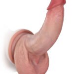 Elliot | 7.7" x 1.6" Curved Beginner Realistic Dildo with Soft Balls