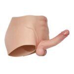 Beck | 7.2" x 1.7" Full-Wrap Solid Silicone Strap-On Underwear with Realistic Dildo Design