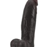 Zeus | 11" x 3"  BBC Black Strong Extra Huge Thick Dual Density Dildo